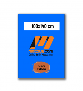 Boş Şablon -  100x140 FOREKS - 5 mm FOREKS - (1 Adet) - FR5-14013